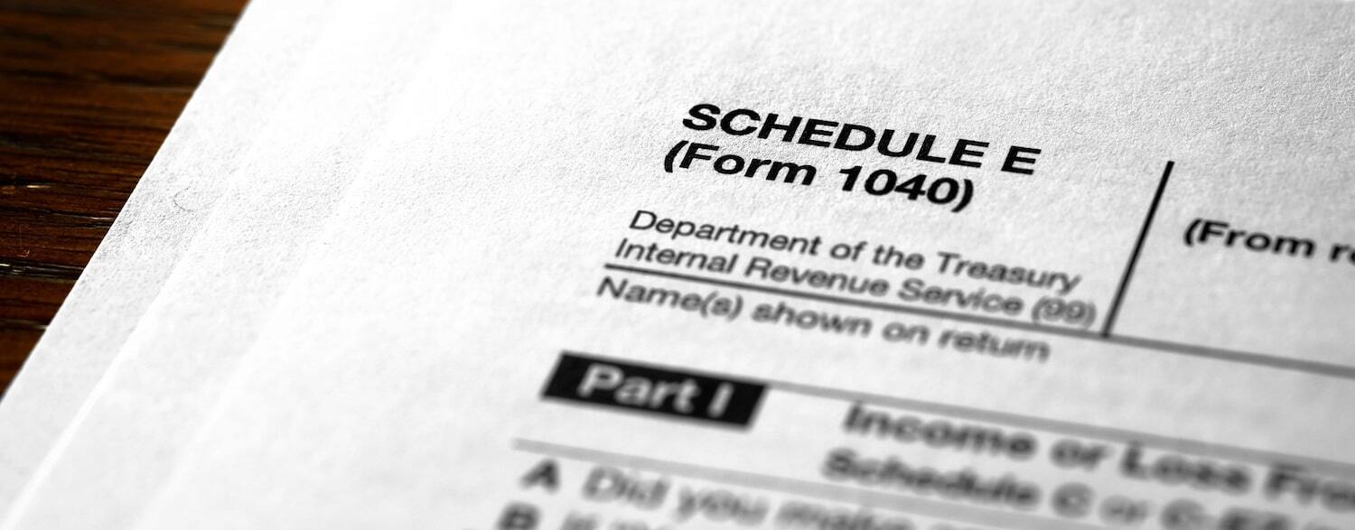 What is Schedule E?