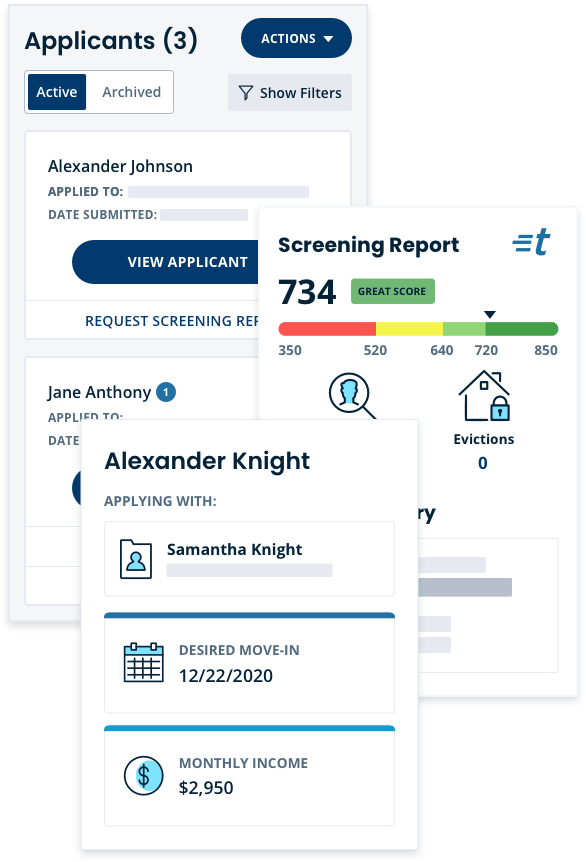 Rental applicants preview