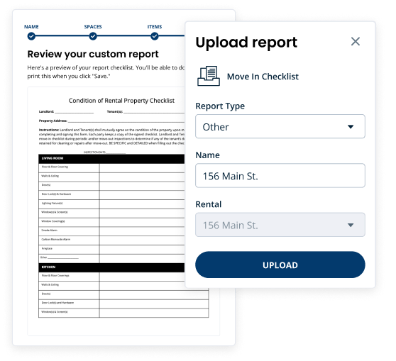Condition Reports UI