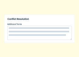 mockup of setting additional terms to handle household conflicts