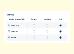 create clarity in the room rental agreement by determining the devision of utilities