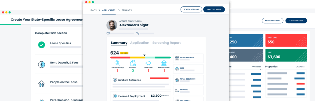 Lease Agreements, Applications, Rent Payments Preview