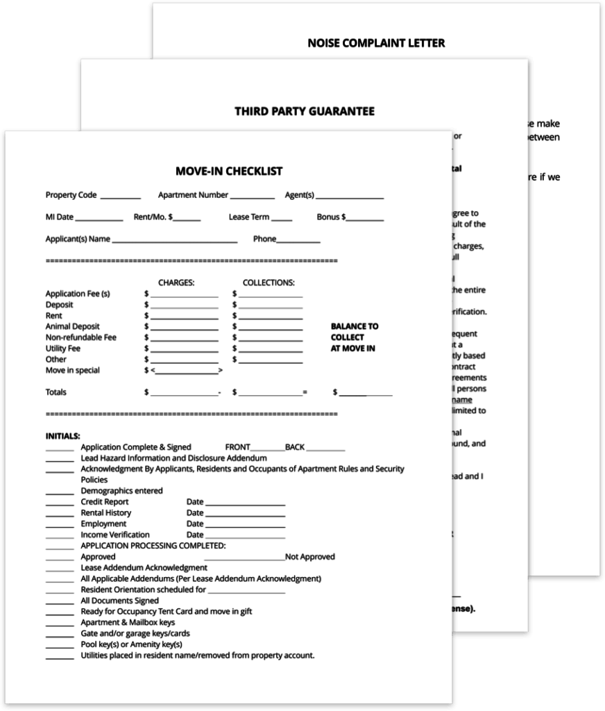 landlord forms pack