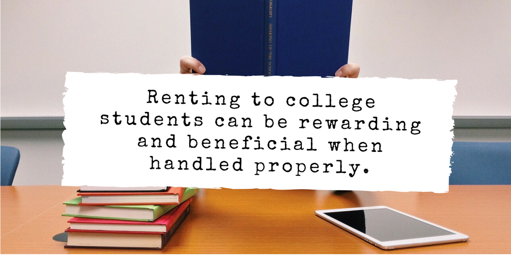 renting to college students tips