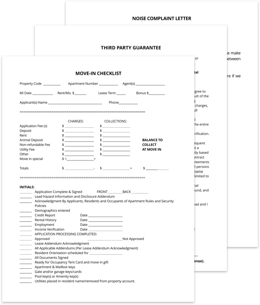 landlord forms pack