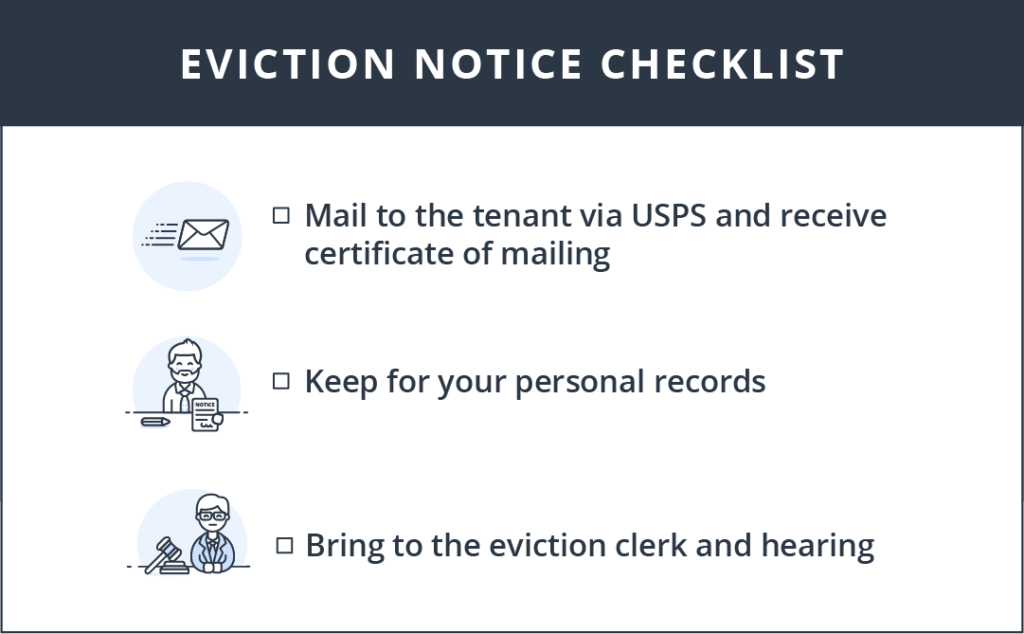 This is how to serve an eviction notice to a problematic tenant.