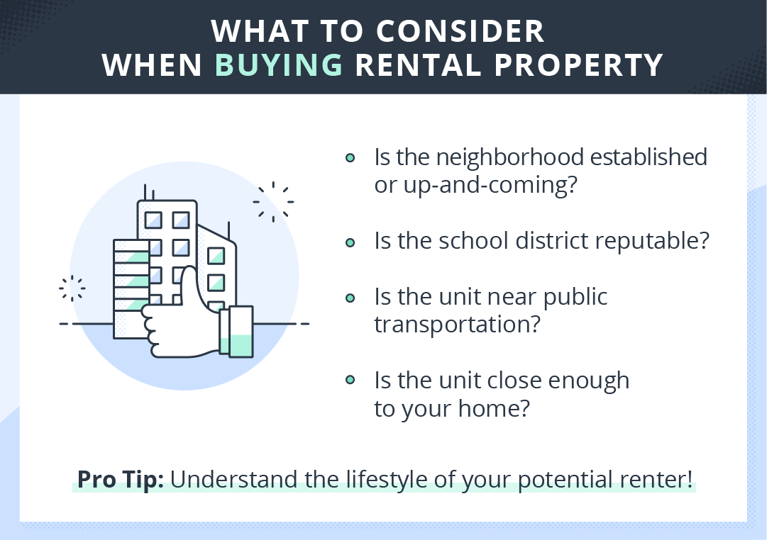 points to consider when buying rental property