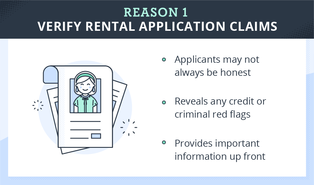ways background checks can verify application claims