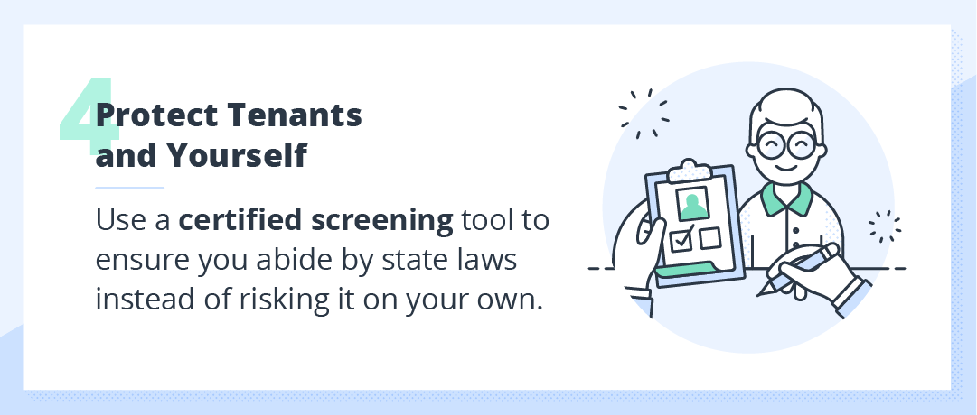 tips for using a certified screening tool for a rental application