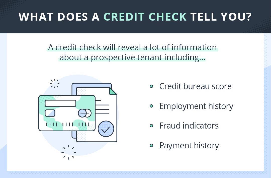 What does a credit check tell you? It includes the applicant