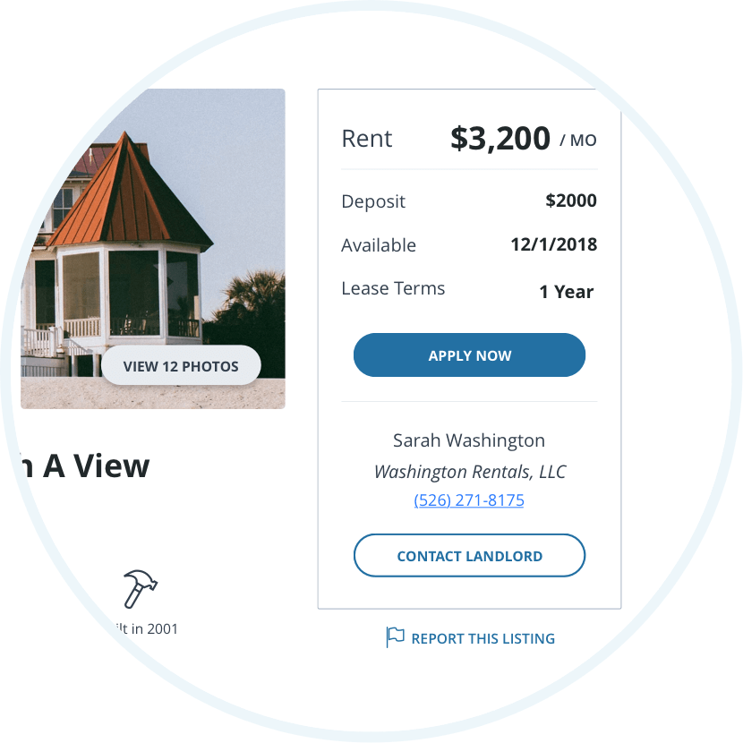 have your own professional listing page