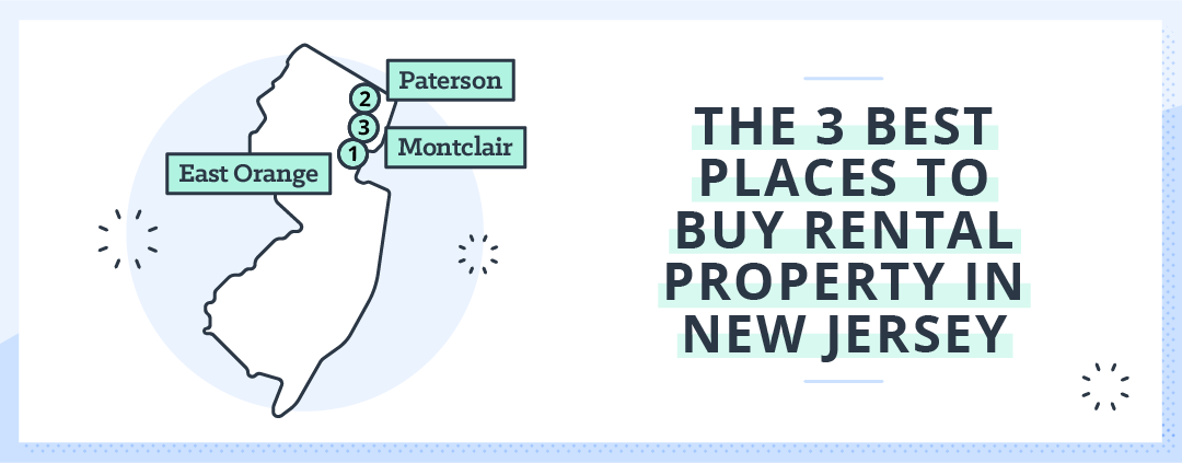 map of new jersey with best cities for rental investment