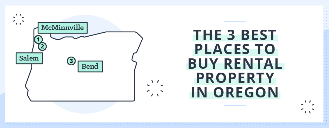 map of oregon with best cities for rental investment