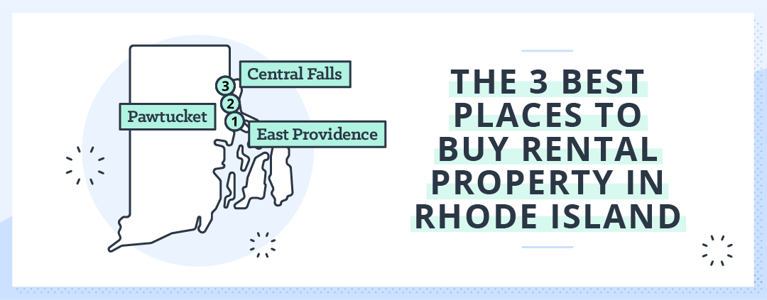 map of rhode island with best cities for rental investment
