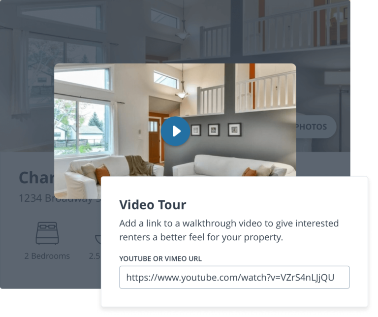 Add video tour screenshot