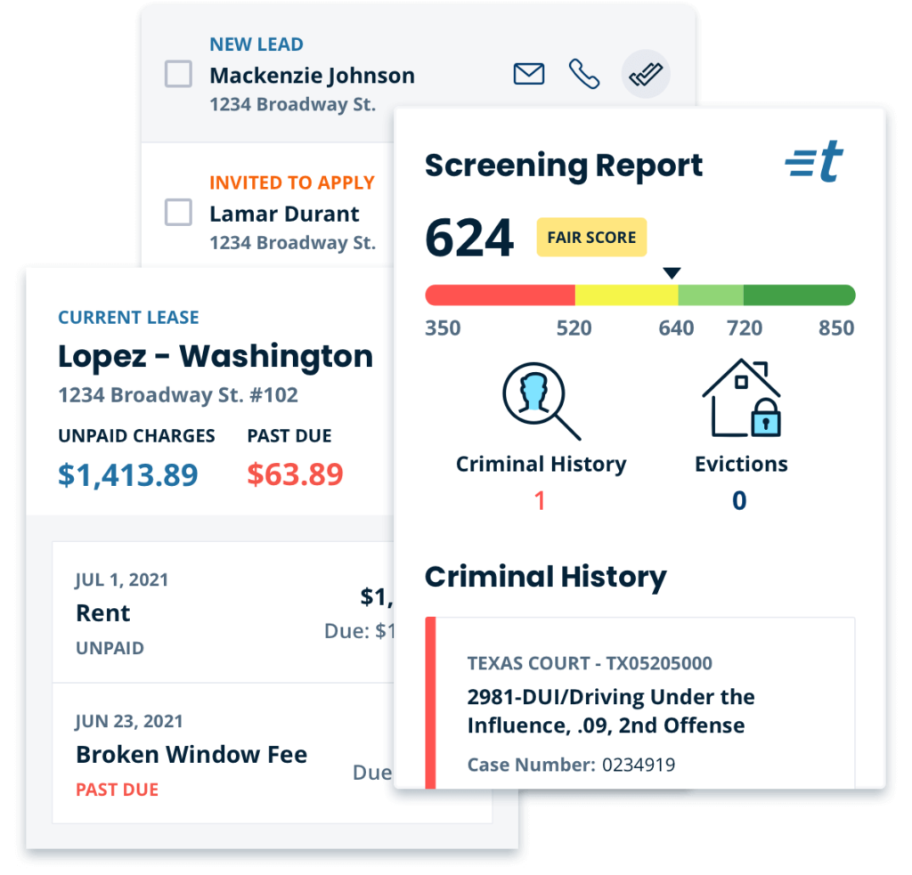 turbotenant software screenshots