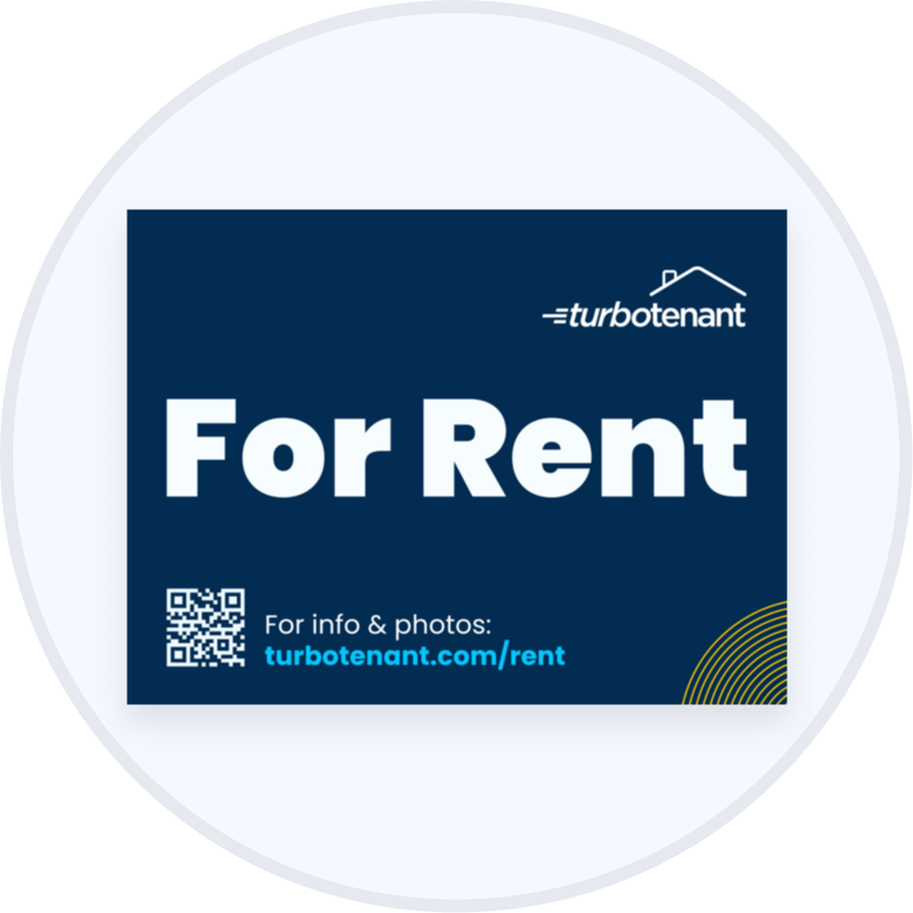 for rent yard sign