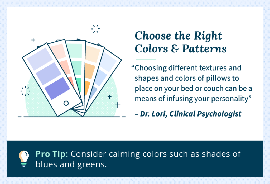 choose the right colors and patterns tip