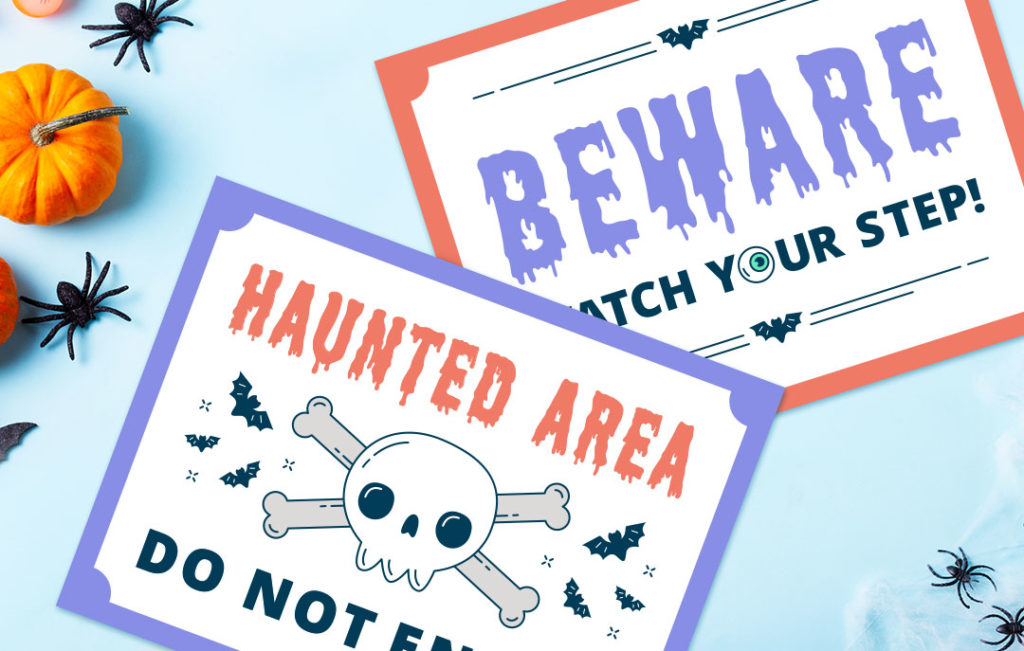 Halloween-Outdoor-Signs