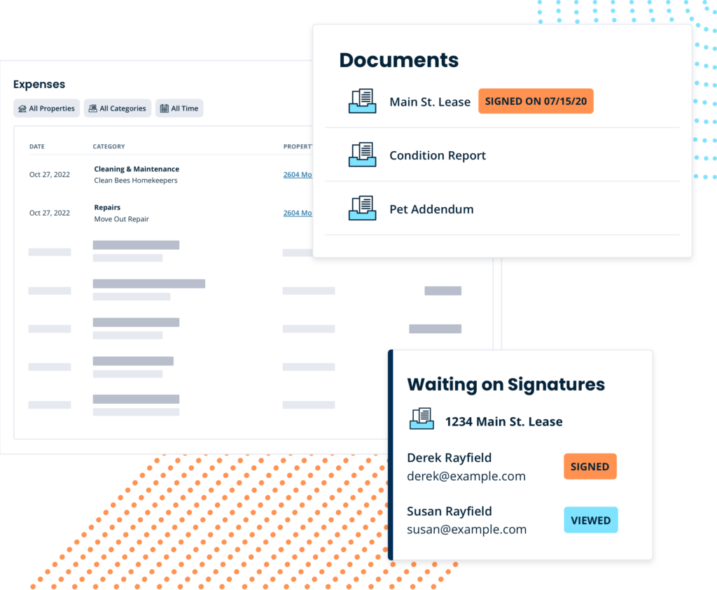 Document Tracking TurboTenant Application UI