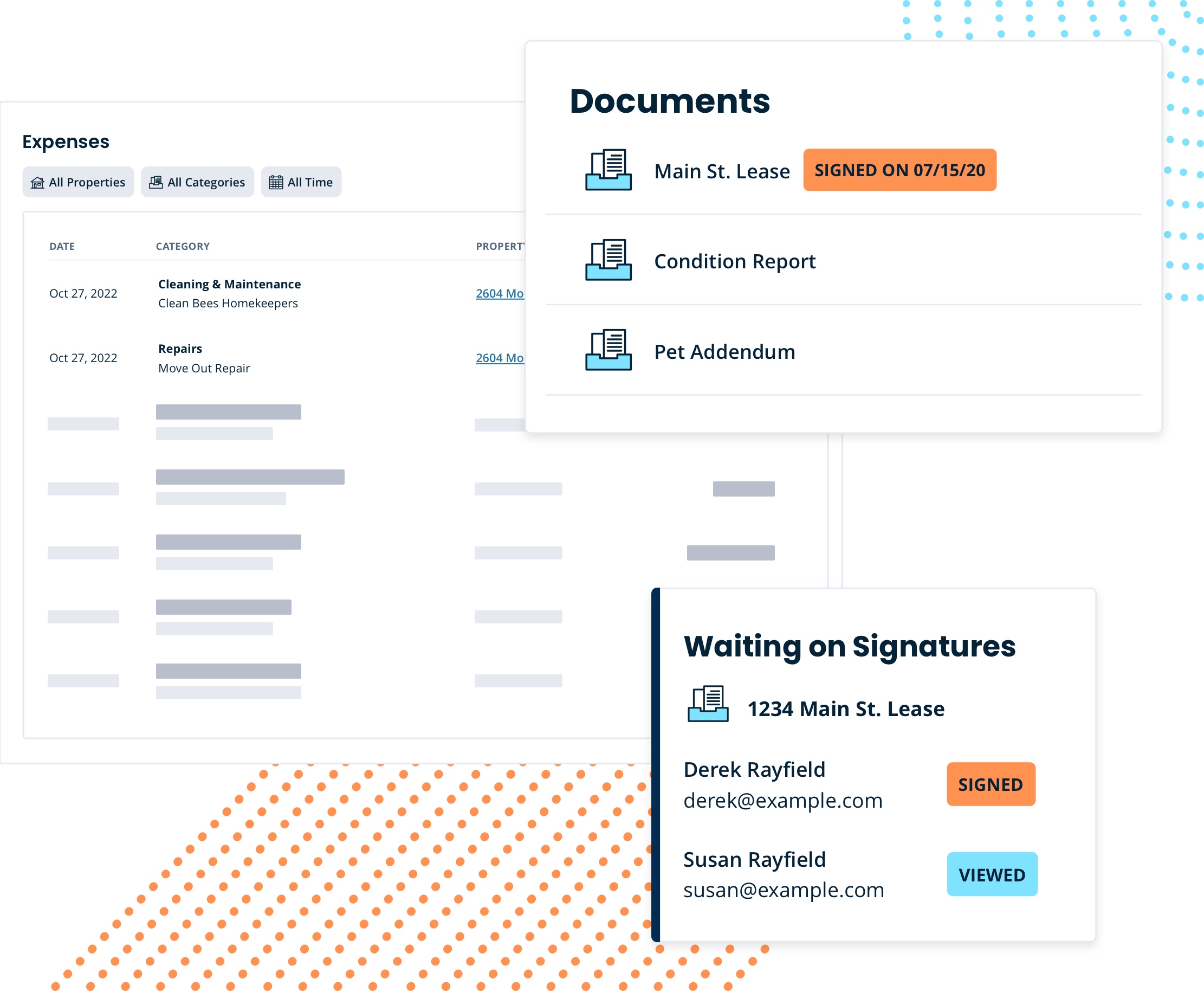 TurboTenant Expenses Tracking and Document Management Features