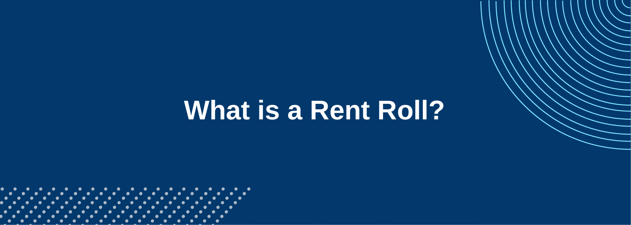 A rent roll is a document that lists due rent and rents that have been collected on an investment property.
