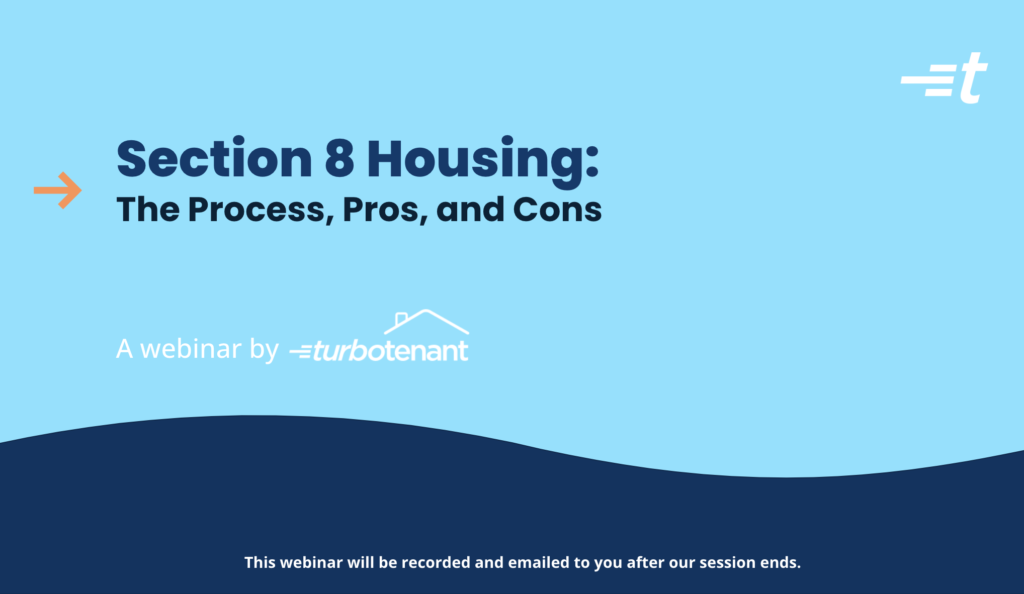 Section 8 webinar