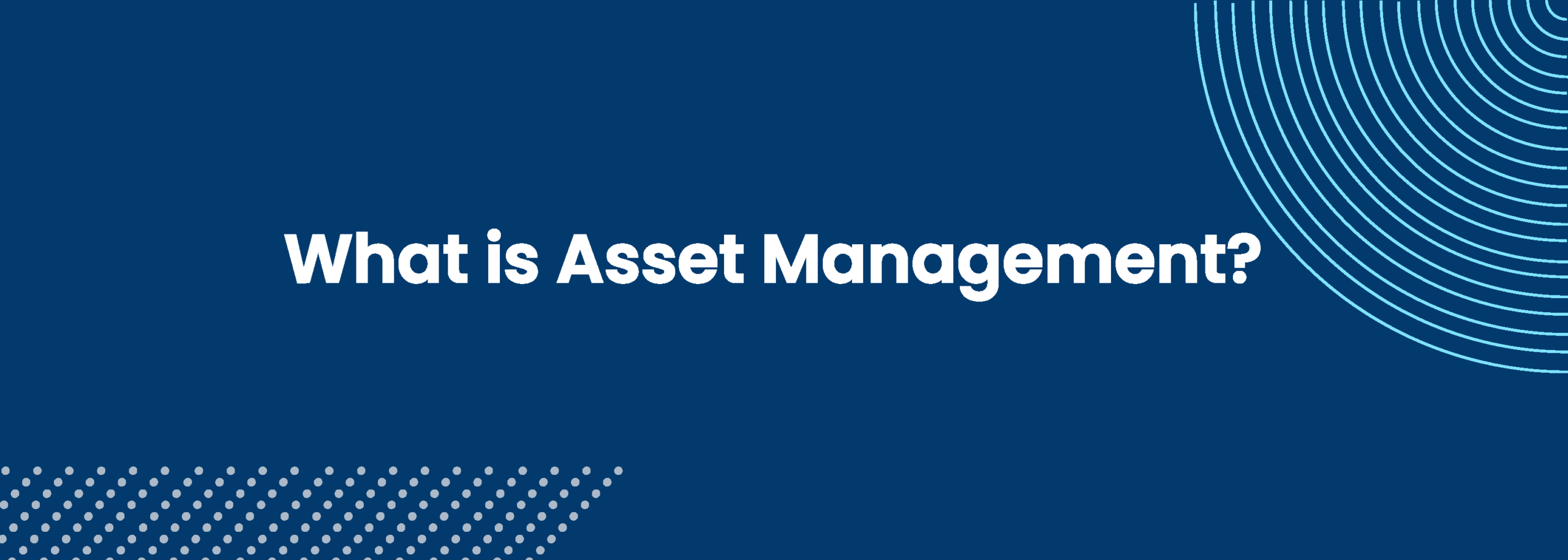 Asset management is the process of identifying, acquiring, and maintaining assets to maximize their value to an organization.