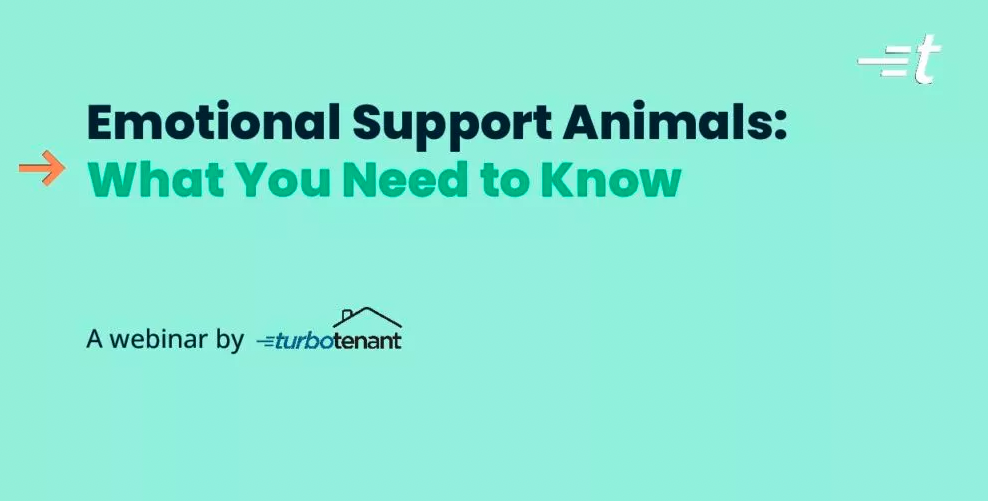 Emotional support animals: what you need to know webinar