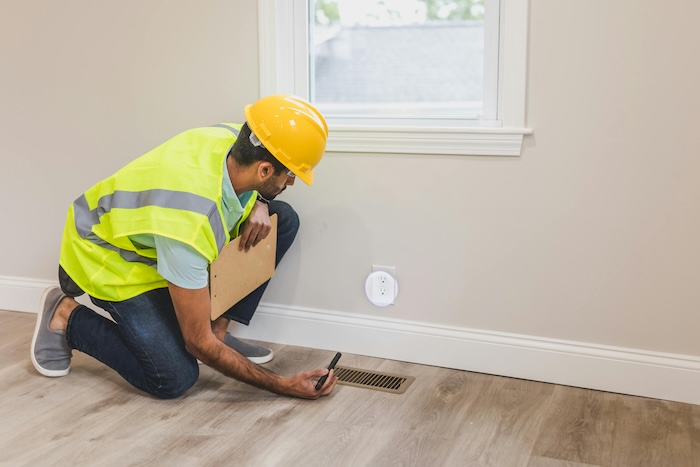 Home inspector verifying program eligibility