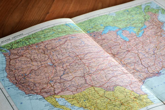 Map of the U.S.