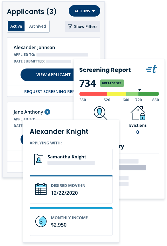 Rental applicants preview