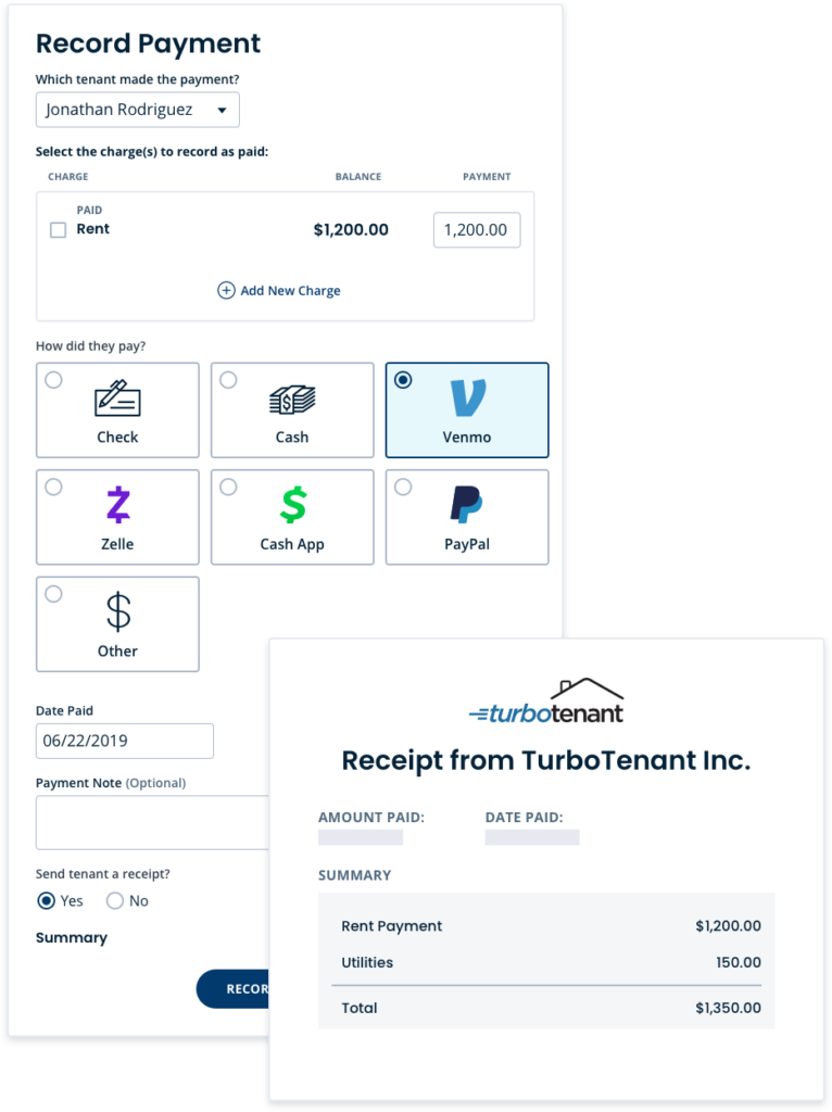 Record Payment and Receipt2