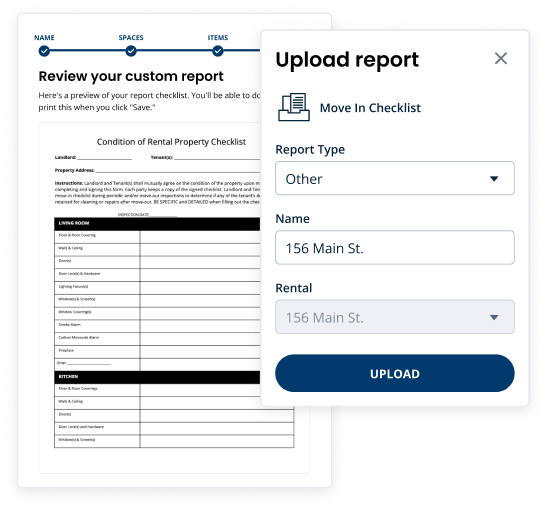 Condition Reports UI