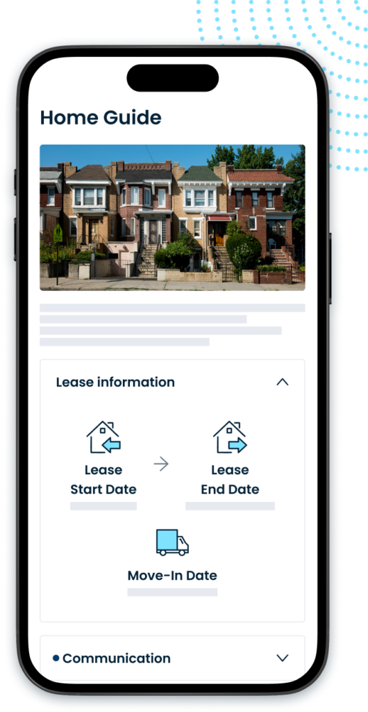 Renter Welcome Guide Mobile Dashboard