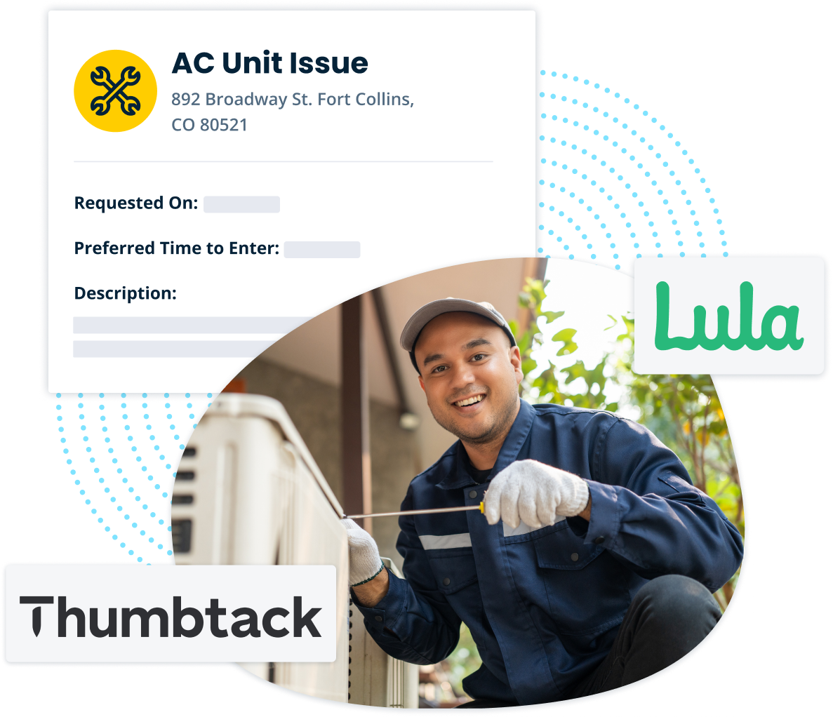 Take Maintenance off your plate with Thumbtack and Lula mobile