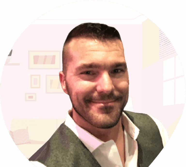 Photo of a grinning landlord